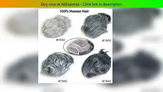 Virgin Hair Toupee For Men HD Swiss Lace With Thin Skin PU 8*10 Straight Hair Mens Wigs Hair Replac