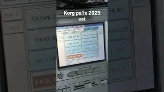korg pa1x set