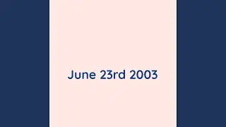 June 23rd 2003