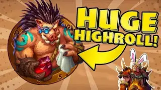 HUGE Quilboar Highroll! | Hearthstone Battlegrounds