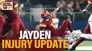 COMMANDERS JAYDEN DANIELS INJURY UPDATE 😬 + DO WE HAVE A COACHING ISSUE?