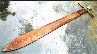 Restoration legendary sword Excalibur | Restore ancient weapon old rusty