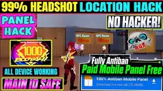 Free Fire Max Mobile Panel Npc Location + Headshot panel hack Free fire Headshot Config Panel 