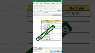 How to Create Barcodes in Microsoft Excel (FREE)