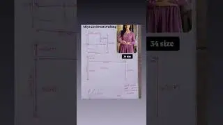 latest frock design drafting #