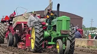 Heritage Farmers Tractor Club Antique Tractor Pull in Blissfield MI June 2025