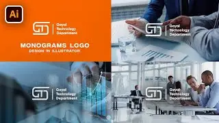 Lettermark Logo Design in Adobe Illustrator. | Monograms Logo Design. | Logo Design in Illustrator.|