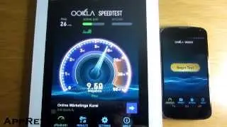 iPad 4 vs Nexus 4 - Internet Speed Comparison
