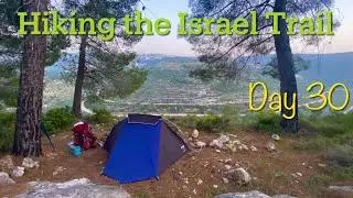 Hiking the INT Day 30 - Wild camping in the Jerusalem mountains