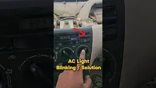 AC Light Blinking Problem /Solution 💯 || #faultcodewithhamza
