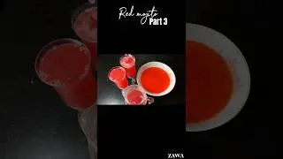 Part 3 of making Red Mojito Drink Recipe #mojitodrink #mojitotime #mojitorecipes #mojitomocktail
