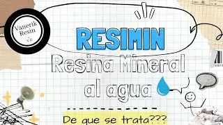 Resina al agua. VANERIK Resin Argentina. RESIMIN ( Resina   Mineral)