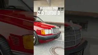 Mercedes-Benz 190er Turbo Diesel mit 126 PS Automatik Oldtimer #w201 #w123 #w124 #classiccars #190d