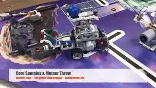 Core Samples and Meteor Throw | LEGO EV3 | FLL