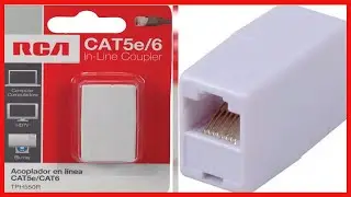 RCA TPH550R CAT 5ECAT 6 in Line Coupler, White