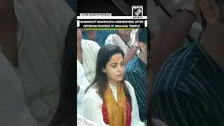 &ldquo;I am feeling very good&hellip;&rdquo; Actor Nushrratt Bharuccha after offering prayers at Mahalakeshwar Temple