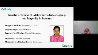 Genetic networks of Alzheimer's disease, Aging and longevity in humans | CellTalk
