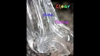 SUPER EASY 3-INGREDIENT CLEAR SLIME!! | SOOOO SATISFYING!!
