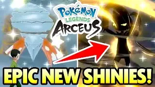 EPIC NEW SHINIES! Shiny Hisui Avalugg, Sneasel and Turtwig in Pokemon Legends Arceus!