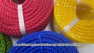 Smooth and sun resistant  polyethylene rope