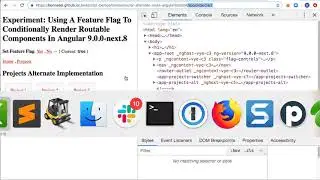 Experiment: Using A Feature Flag To Conditionally Render Routable Components In Angular 9.0.0-next.8