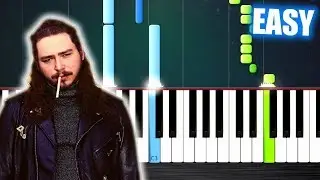 Post Malone - Better Now - EASY Piano Tutorial by PlutaX