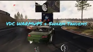 VDC Warmups & Swarm Tandems #driftsimulator 