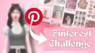PINTEREST Picks My SIM?! ✨ | The Sims 4 CAS Challenge 🎀