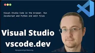 vscode.dev run Js and Python in your browser - look ma, no install #vscode #python #javascript