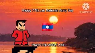 Happy 77th Anniversary of Lao National Army Day (1949-2026)