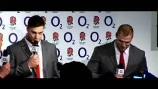 Banahan and Haskell in O2 Blueroom post-Samoa