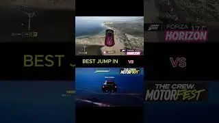 BIGGEST JUMP EVER IN THE CREW MOTORFEST Vs FORZA HORIZON 5 😱#shprts