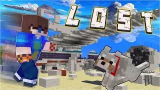 Minecraft LOST On A Island: Oceanic Flight 815