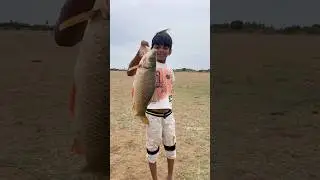 குளத்தில பிடிச்ச பெரிய மீன்🐠 Pond Fishing #villagelife #nature #kids #story