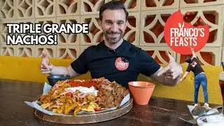 TRIPLE GRANDE NACHO CHALLENGE! LAS IGUANAS!