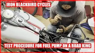 Full tutorial on how to check Fuel Pump wiring to test for bad fuel pump on a 2002 to 2006 Road King