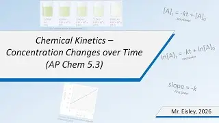 Changes in Concentration Over Time and Integrated Rate Laws (AP Chem 5.3)