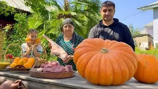 Relaxing Sounds of Nature / Outdoor Cooking in the Rain / Village