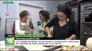 Coronas de Hojaldre del Obrador de Antonia Butron - Programa de To&ntilde;i Moreno HOY EN DIA 02/01/2026