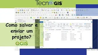 Como salvar e enviar um projeto do Qgis