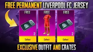 FREE PERMANENT LIVERPOOL FC JERSEY SET IN BGMI | FREE SUPPLY CRATE COUPON - SAMSUNG,A3,A5,A6,A7,J2