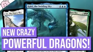 New Crazy Powerful Dragons! | Kairi, the Swirling Sky | Kamigawa Neon Dynasty Spoilers & Leaks | MTG
