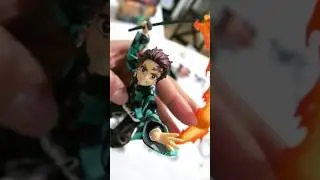 This Tanjiro figure moves like the real thing 🔥 #fakefigmatanjiro #lapasbuchoytoys #animefigures
