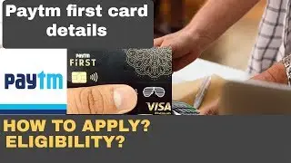 Paytm first Credit card|Details|How to apply paytm first card