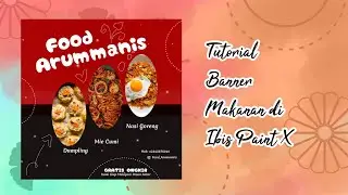 Tutorial Banner Makanan di Ibis Paint X