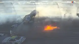 NASCAR Xfinity Series 2023. Talladega Superspeedway. Daniel Hemric Huge Crash