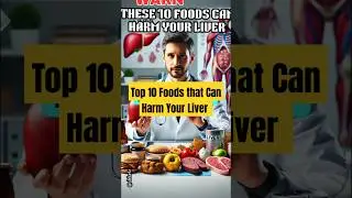 Top 10 Foods that Can Damage Your Liver! #shorts #healthtips