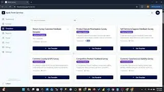 Creating and Saving Surveys from Templates | Rivium Survey App