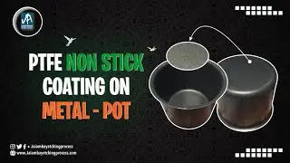 PTFE/Non-Stick Coating on Metal Pot | Jai Ambay Etching Process 🥘