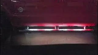 XRIDONSEN 2PCS 70 inch Emergency Lights Strip, Running Board Firefighter Lights for Pickup Truck